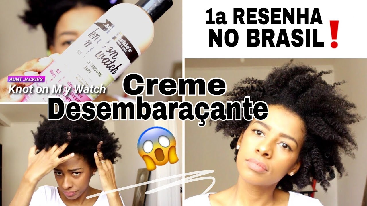 Como desembaraçar cabelos muito crespos e cacheados -Aunt Jackie's! | Michele Passa