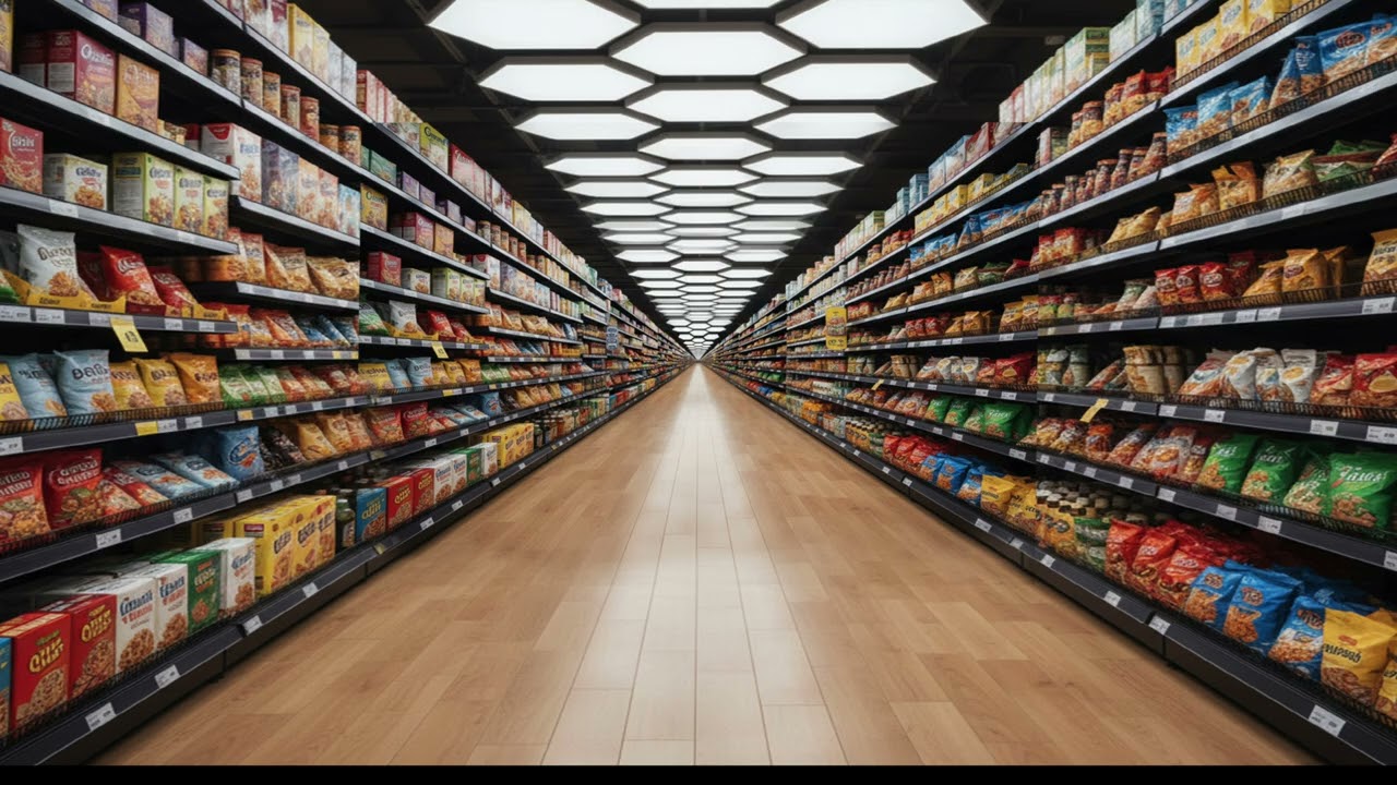 超市的声音,  RELAX, STUDY Supermarket SOUND , ASMR Ambient noise