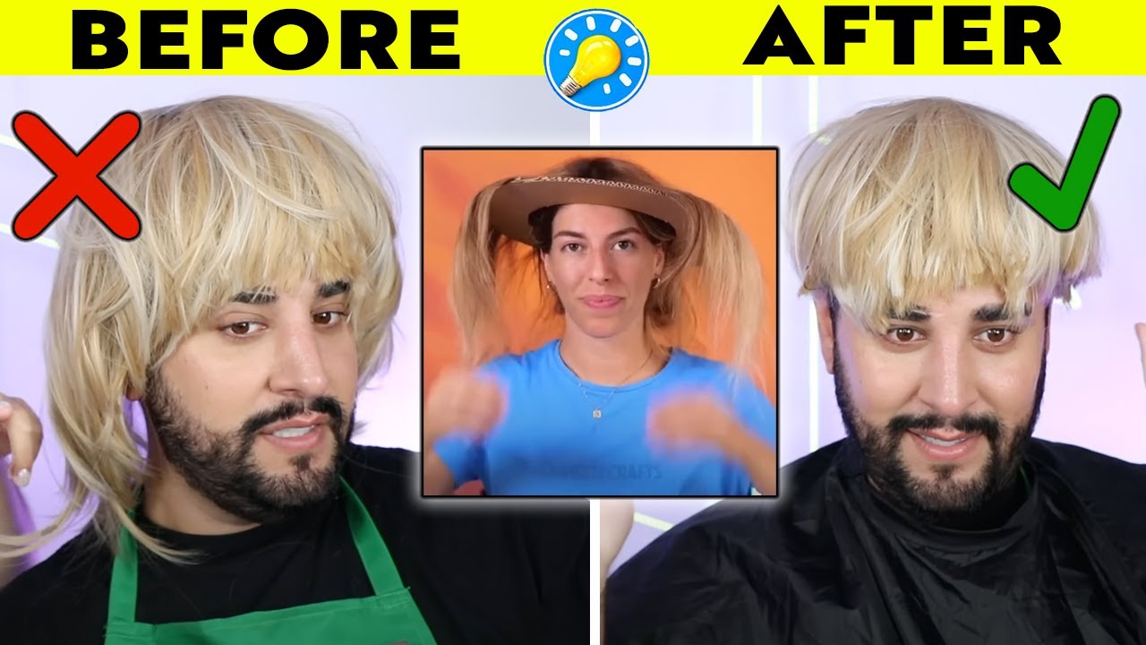 Testing Viral Hair Hacks! Its...Not Good 😭 💜🖤 The Welsh Twins