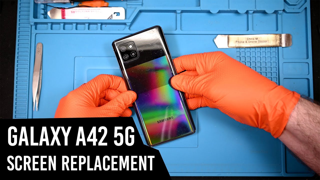Руководство по замене экрана и рамки Galaxy A42 5G | Разборка | Средний балл