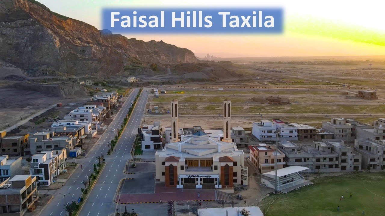 Faisal Hills Taxila Main Boulevard | 4K Drone Video