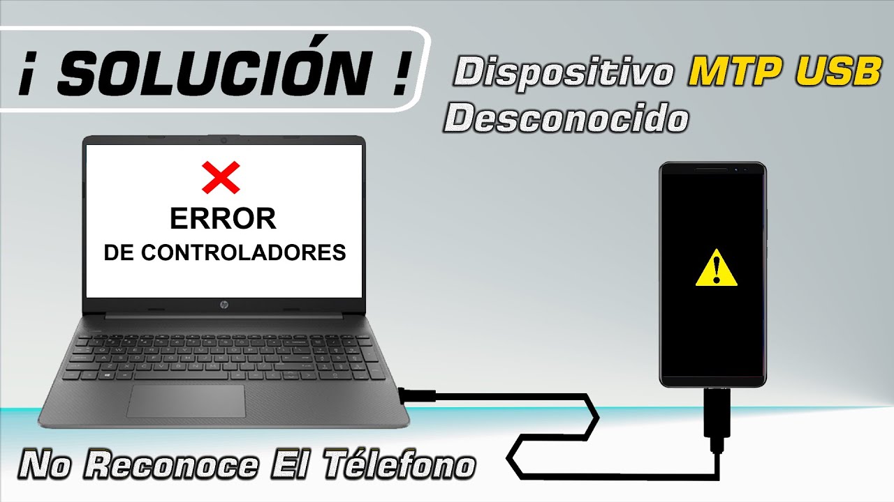 ▶💻Mi PC No reconoce Mi tel&eacute;fono📱 | ❌ERROR DE CONTROLADOR | &iquest;Como Solucionarlo?⚠️DISPOSITIVO MTP USB