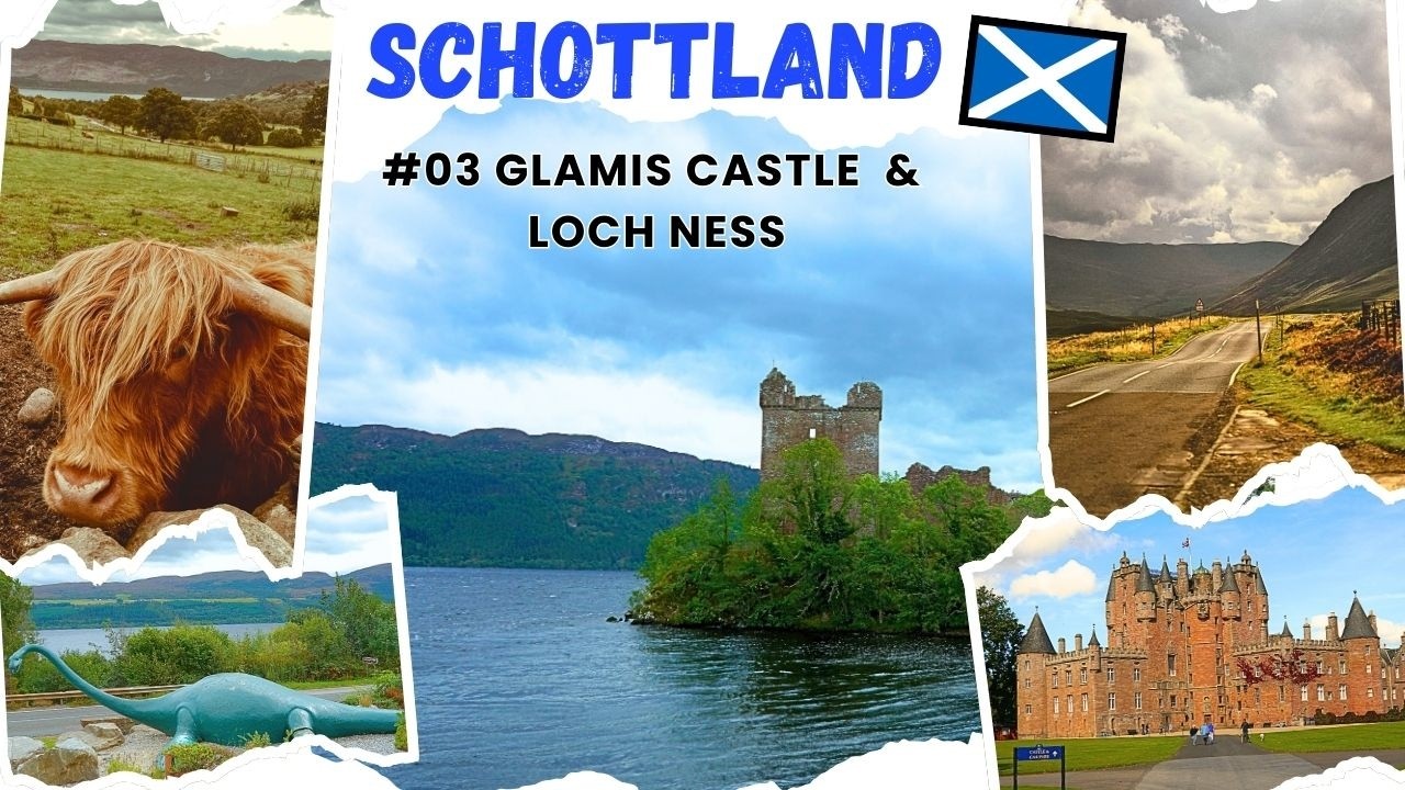 🏴󠁧󠁢󠁳󠁣󠁴󠁿 Schottland 🏴󠁧󠁢󠁳󠁣󠁴󠁿​ #03 Glamis Castle 🏰🌺​​ & Loch Ness mit Nessie 🐉​🚢​