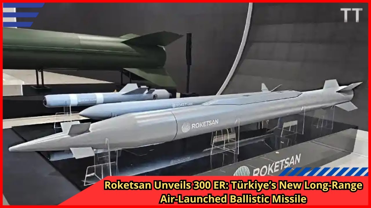 Roketsan prezentuje nowy pocisk balistyczny dalekiego zasięgu 300 ER T&uuml;rkiye
