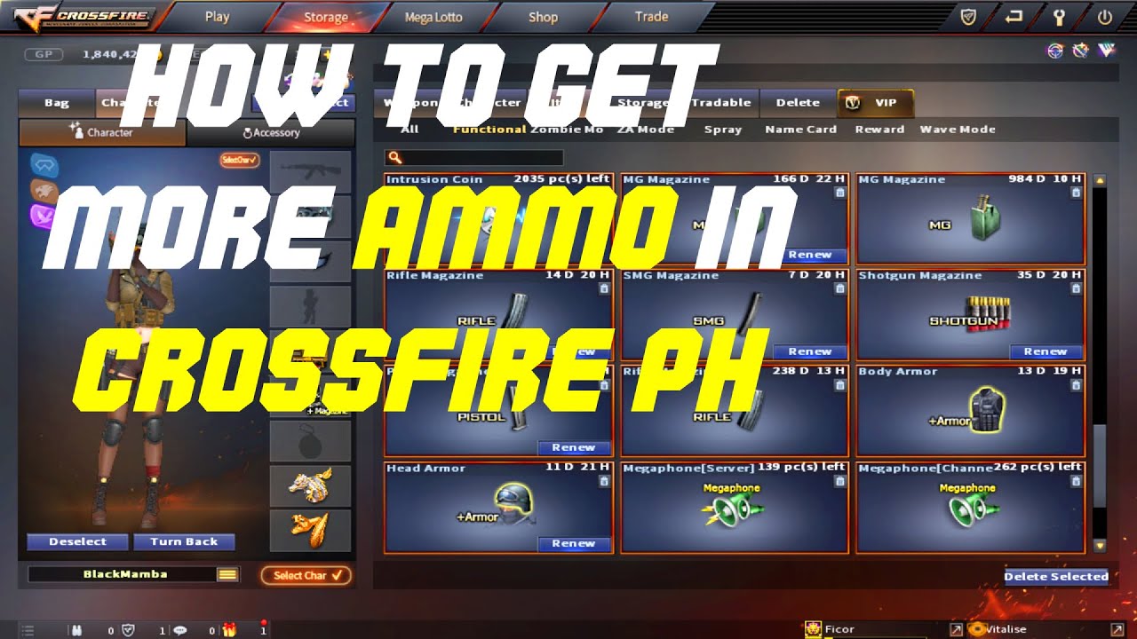 Tutorial: How to Get More AMMO in CrossFire PH