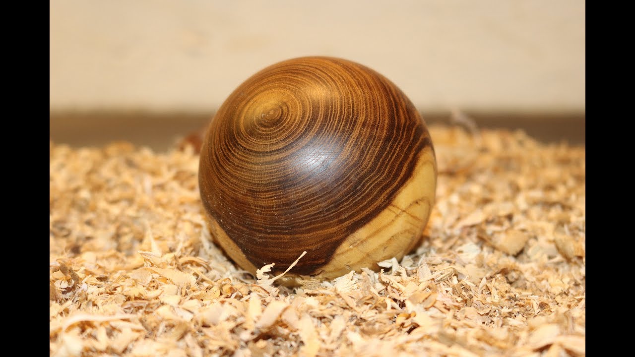Teil 1 / Holzkugel aus Blauregen drechseln / Turning a wooden ball - diy