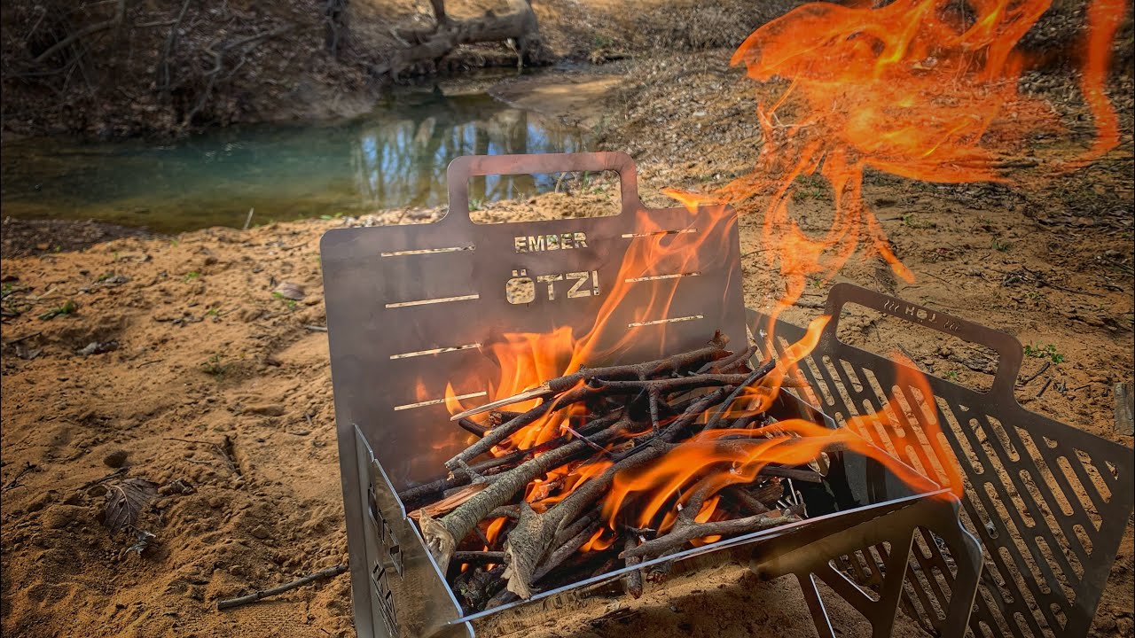 Портативный кемпинговый гриль Otzi Adventure Gear Flat Pack Grill