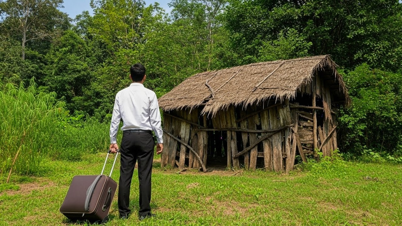 CEO leaves the city to return home - Restoring an abandoned house for an unbelievable reason!