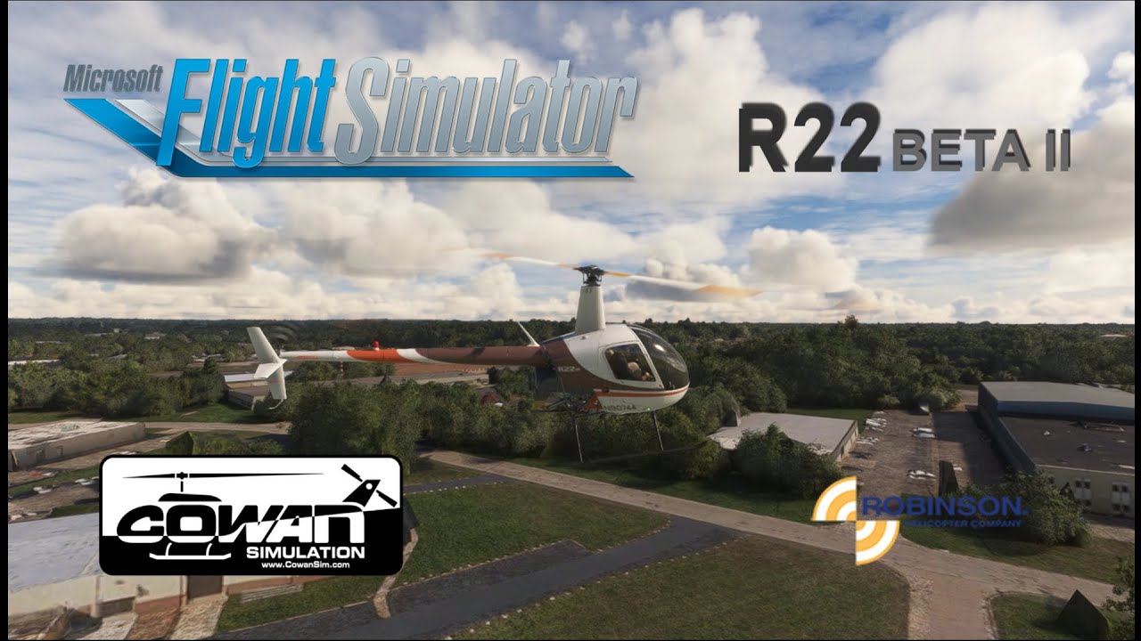 Самый реалистичный вертолёт в MSFS! Robinson R22 от Cowan Simulations | Настоящий пилот вертолёта...