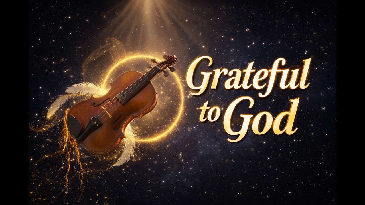 Grateful to God | Peaceful Worship Song with Violin #grateful