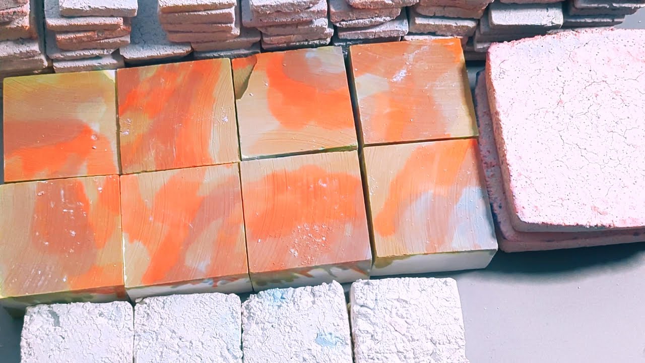70+ Gym Chalk Bars MASS CRUSH 💥 Dyed Blocks, Slabs & More | Super Satisfying ASMR #gymchalkasmr