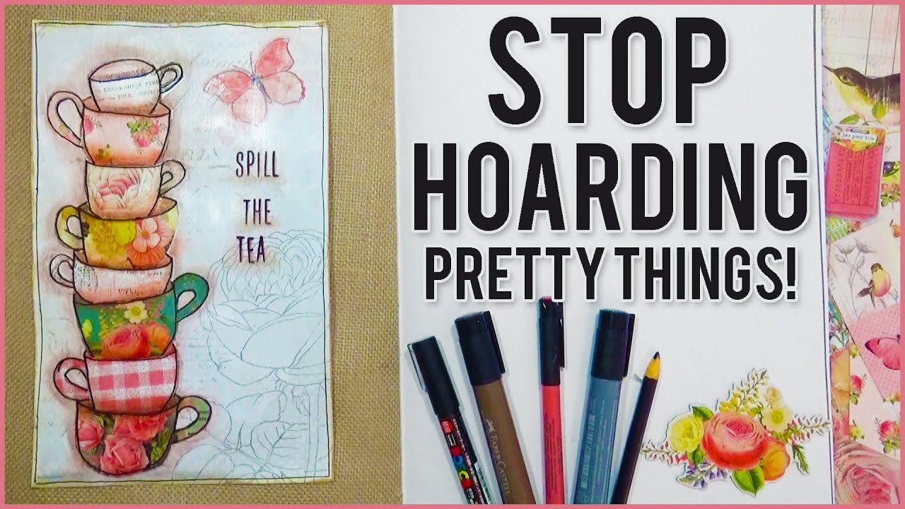 MORE Art Journaling with Scrapbook Paper