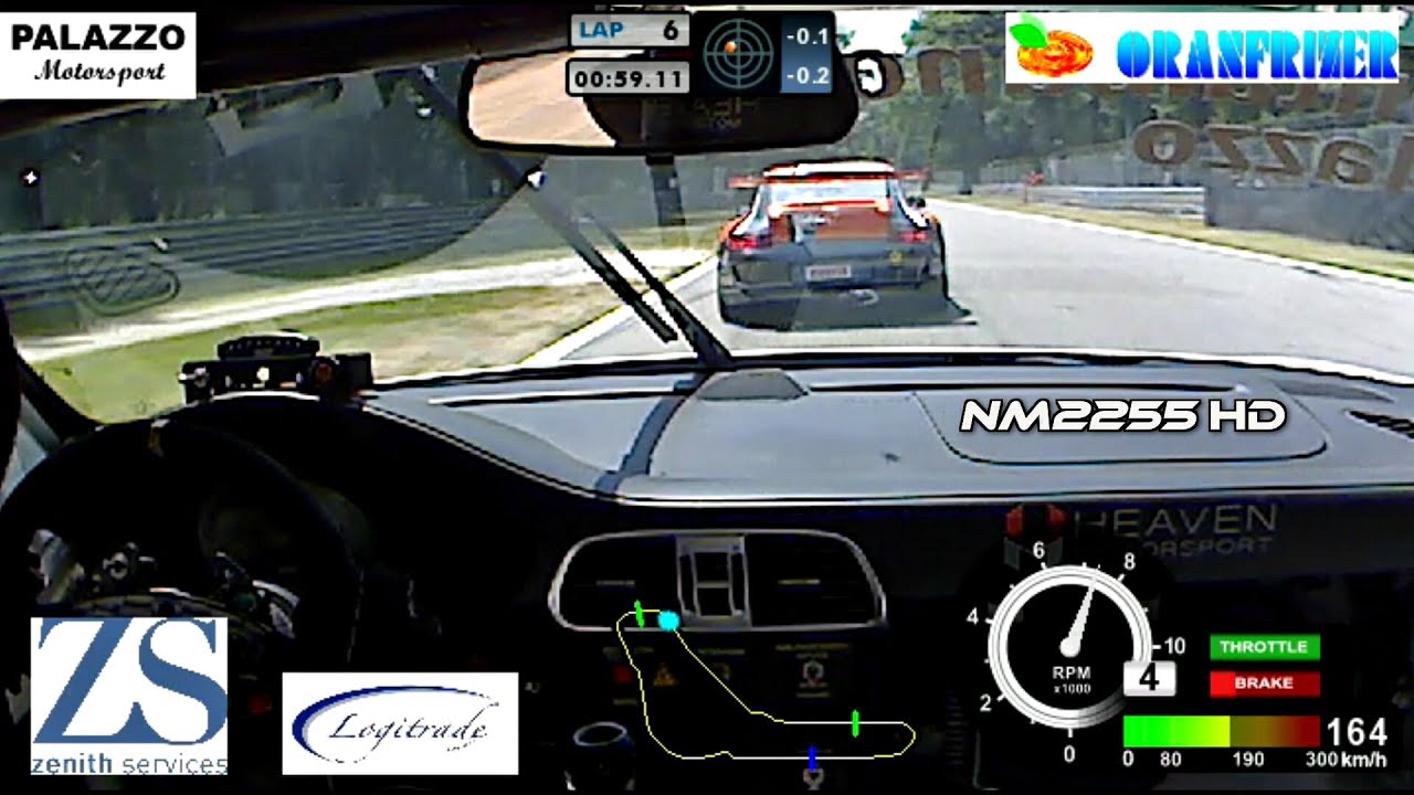 Porsche 997 GT3 CUP OnBoard with Telemetry