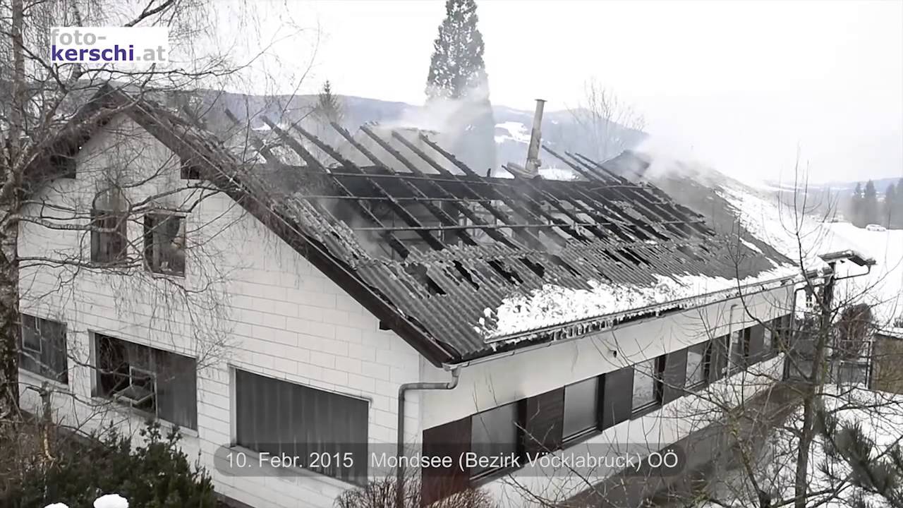 Großbrand in Mondsee
