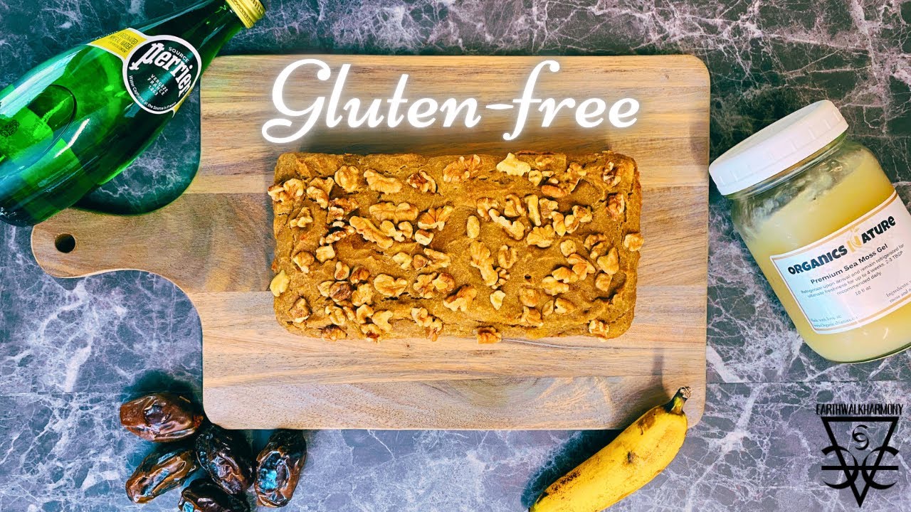 Dr. Sebi Alkaline Banana Bread with Organics Nature Sea Moss Gel ~ Plant Based, Gluten-Free 🍌🍞🌱💛