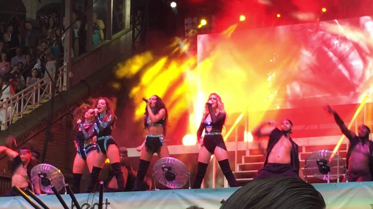 Little mix at Newmarket races 27-08/16