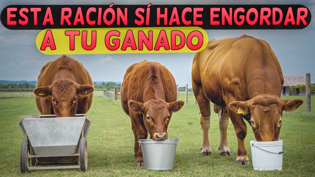 ¡Mira esto! ESTA es la Ración Diaria Exacta Que Hace Engordar al Ganado Más Rápido