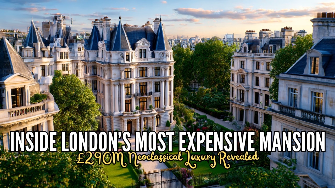 🏛️ Inside London’s £290M Mayfair Mansion | Neoclassical Luxury Home Tour 2025 ✨