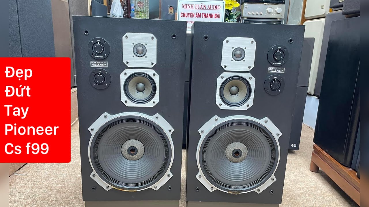 Cặp loa đẹp , chất &acirc;m hay |Pioneer cs f99, bass 30 m&agrave;ng giấy g&acirc;n vải xếp, gi&aacute; 11.2 triệu