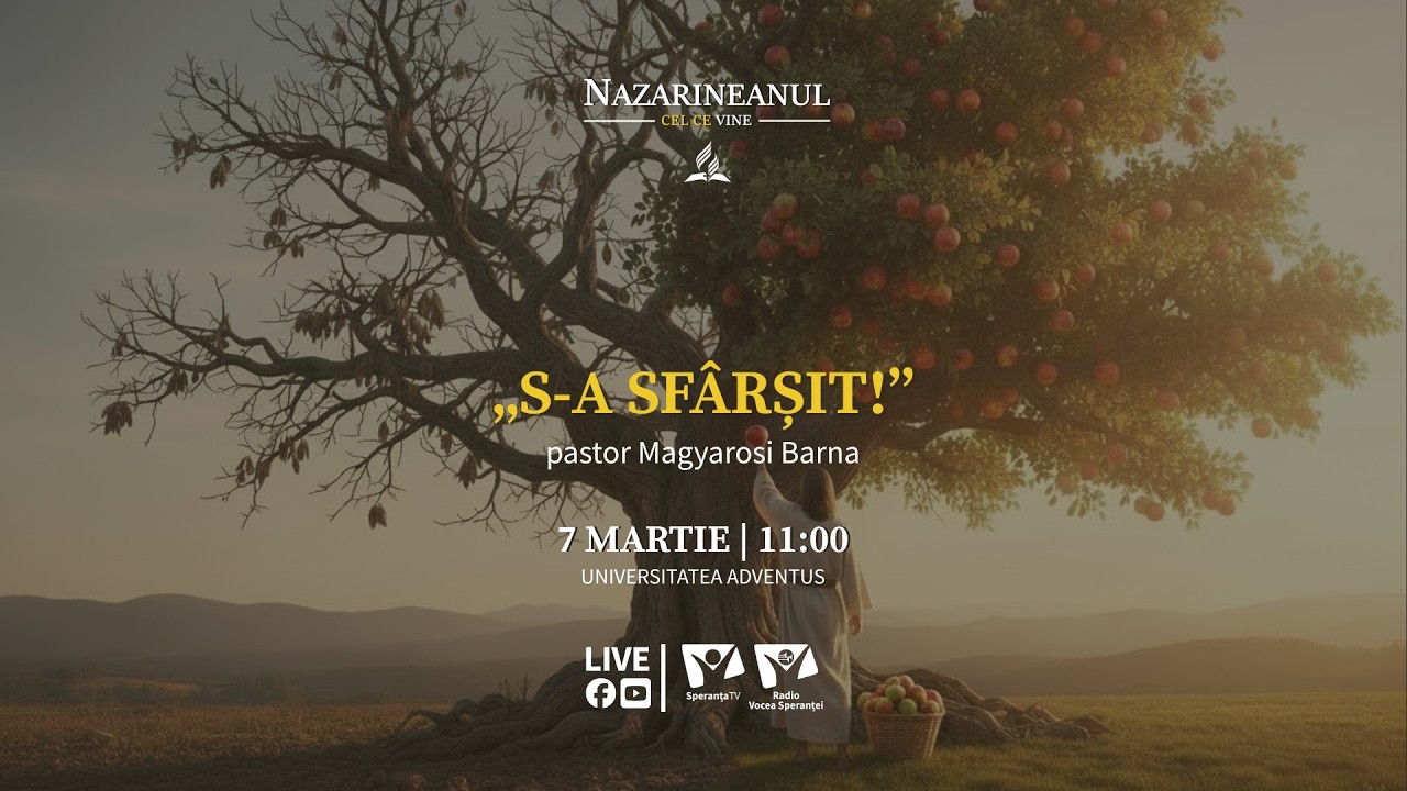 S-A SFÂRȘIT! | Pastor Magyarosi Barna | Nazarineanul - Cel ce vine | 7 martie 2026, ora 11:00