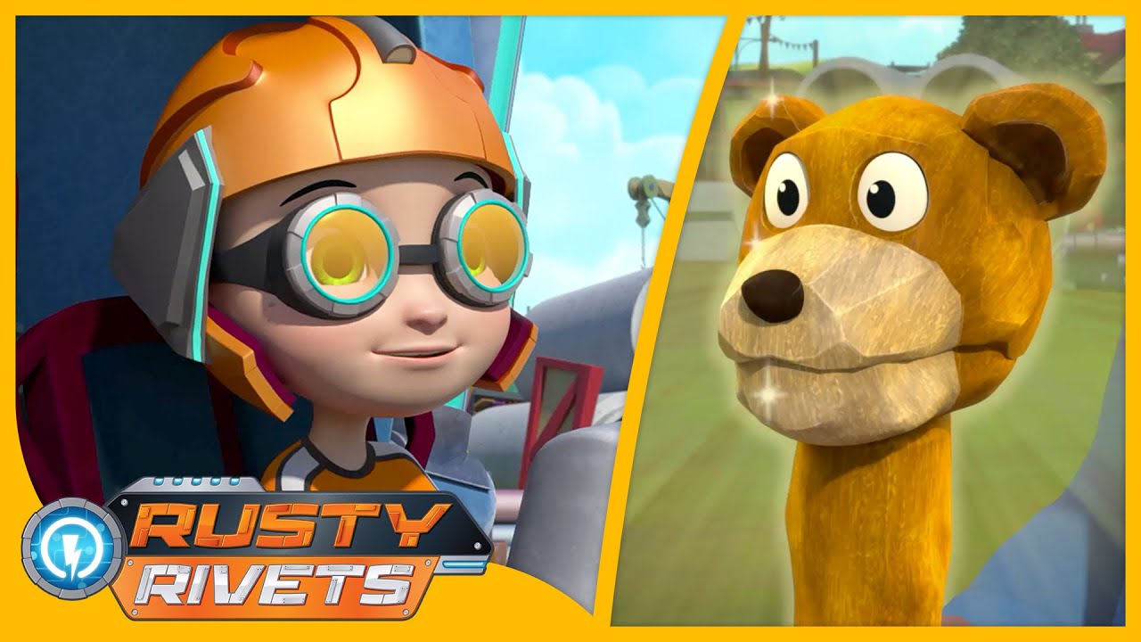 Rusty and the Missing Sculpture | Rusty Rivets Full Episodes | Cartoons for Kids