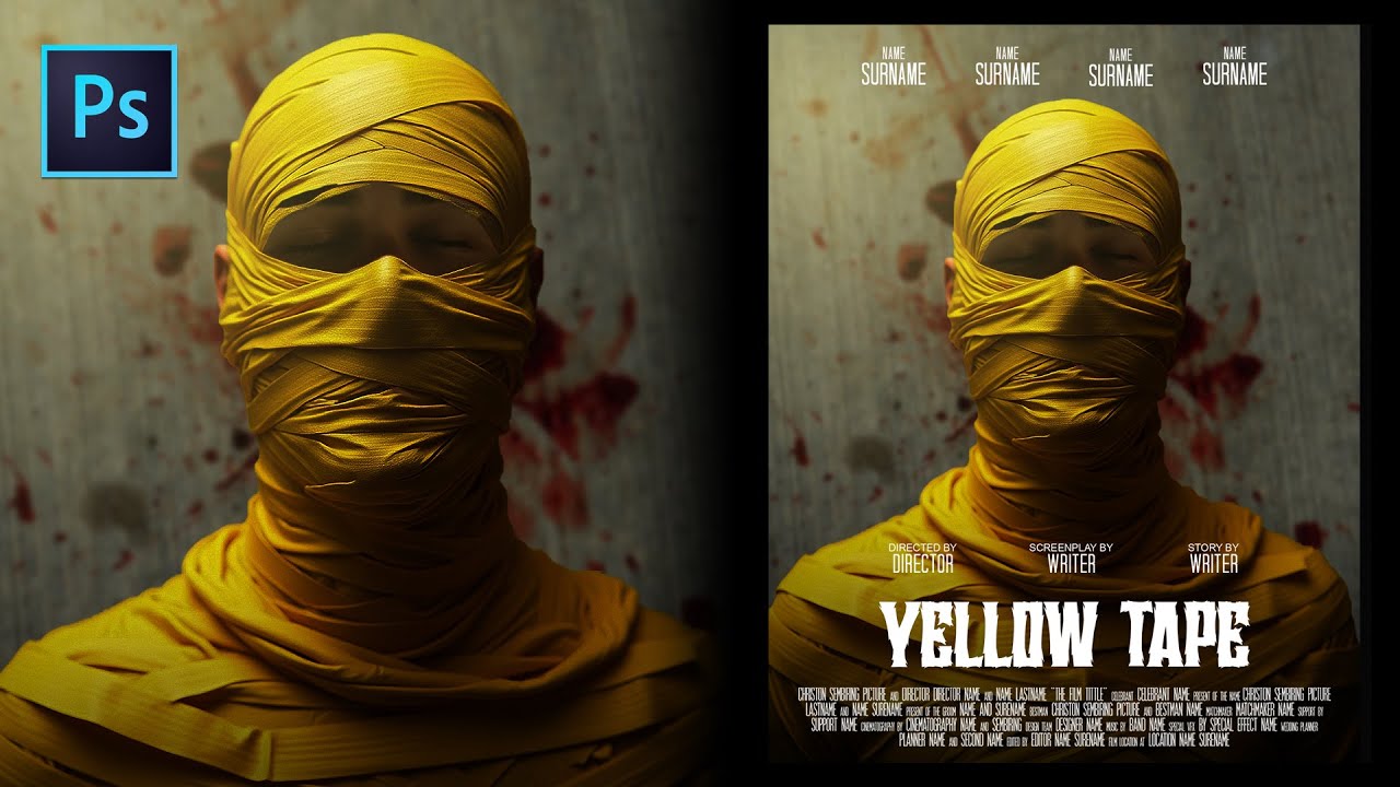Photoshop movie poster tutorial