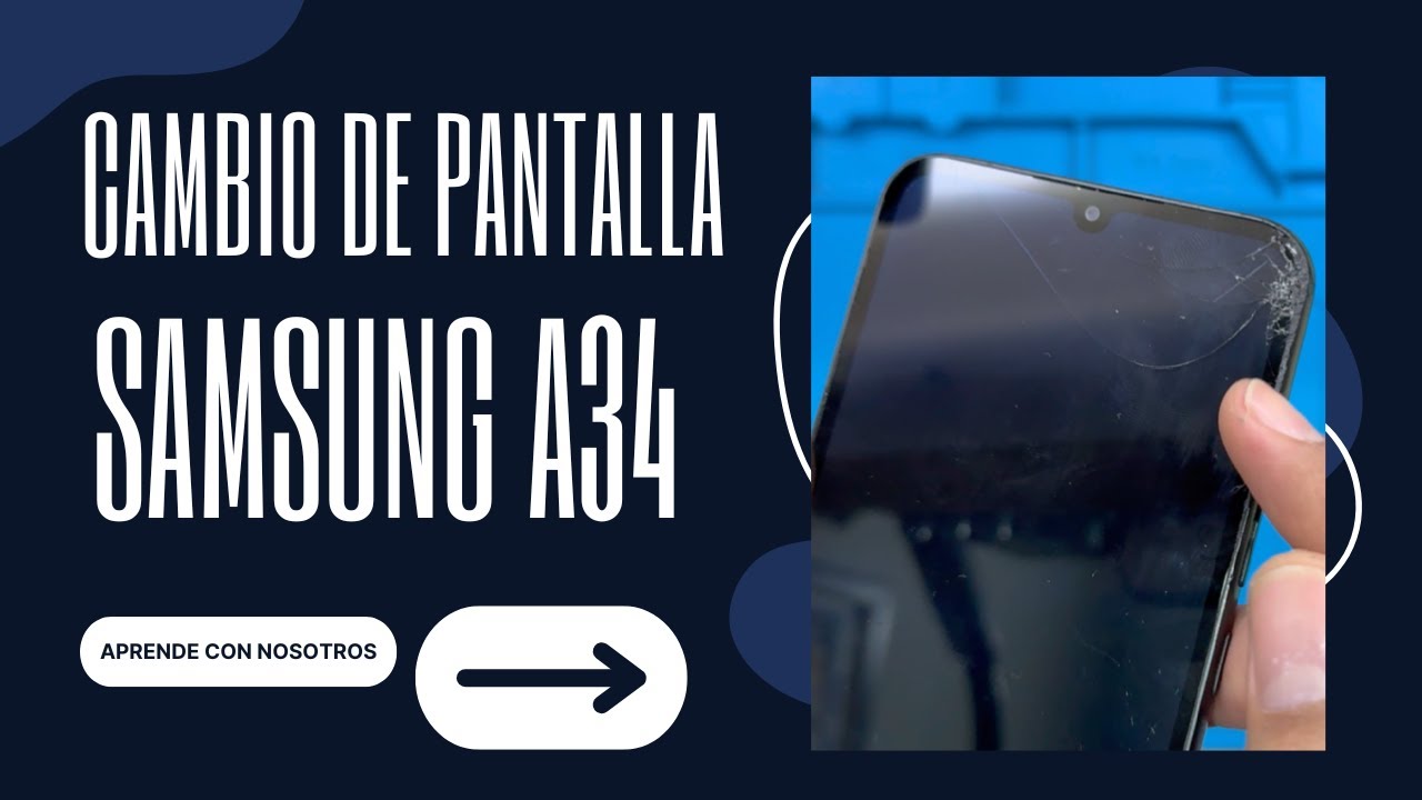 COMO CAMBIAR PANTALLA SAMSUNG A34 [BIEN EXPLICADO]