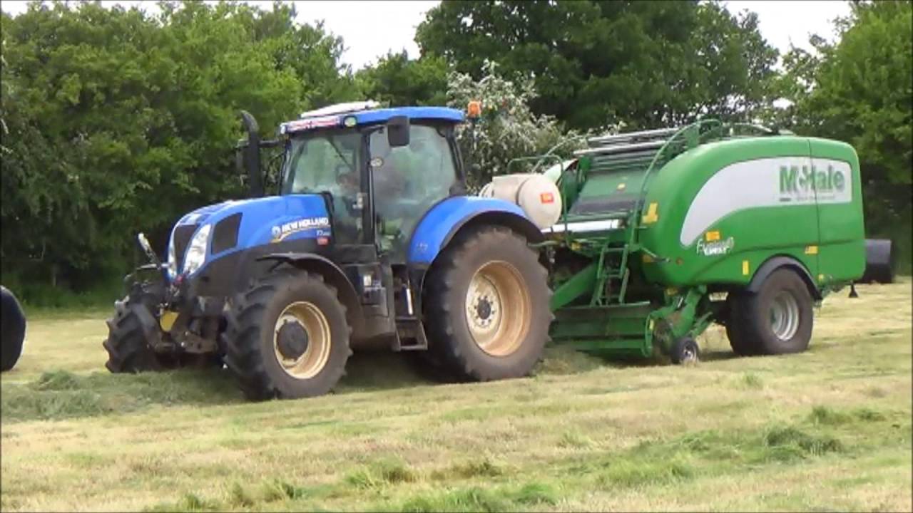 Round baling with a McHale Fusion baler