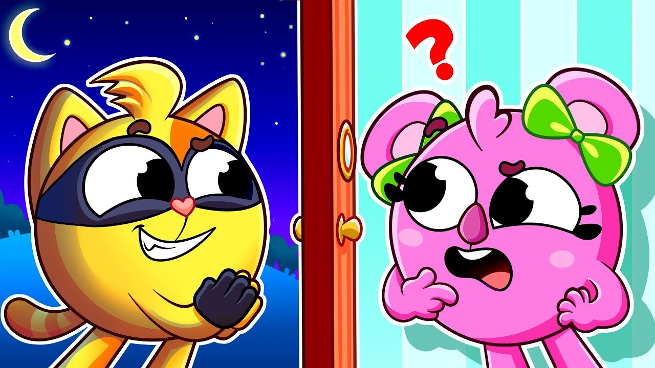 Knock Knock Knock! Who’s There? 🤫 Safety Tips for Kids🐱 Muffin Socks