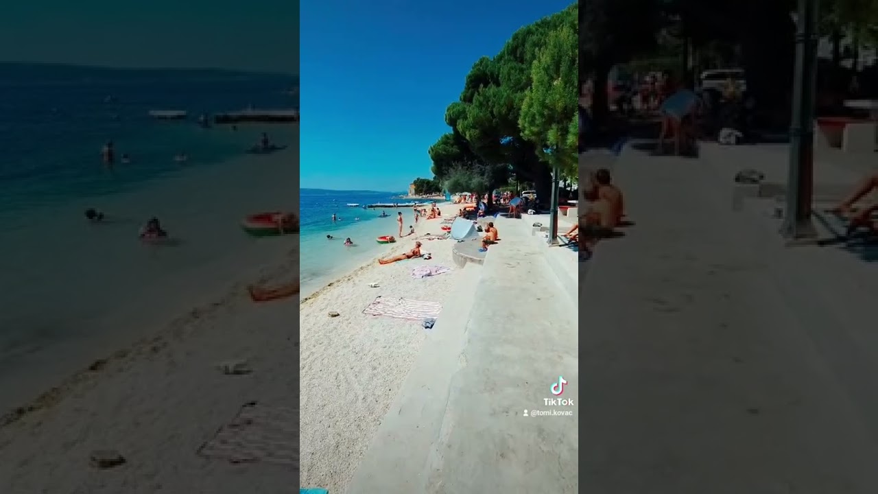 Beach in Kaštela, Croatia 🏝 🏖 ⛵️ ⚓️ 🌊 🇭🇷