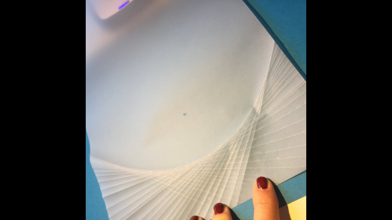 Cónicas doblando papel:parábola