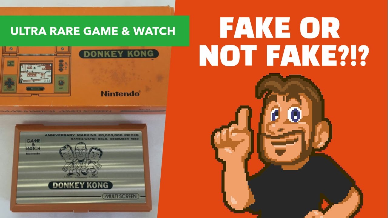 FAKE OR NOT FAKE ?!? Un Game & Watch ultra rare !!!