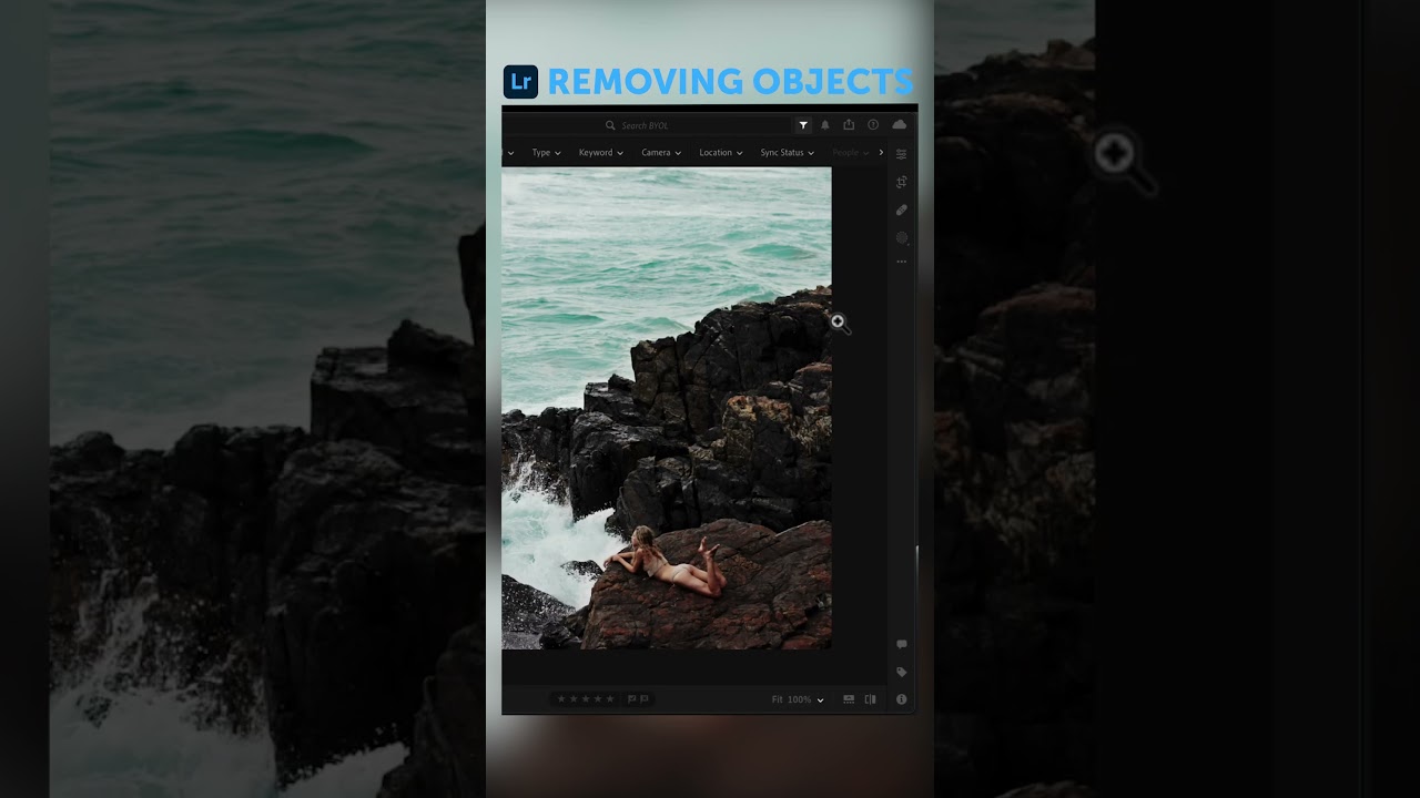 Remove objects in Adobe Lightroom! 