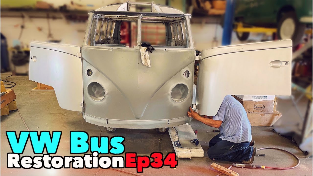 VW Bus Restoration - Episode 34 - Doors and More! | MicBergsma