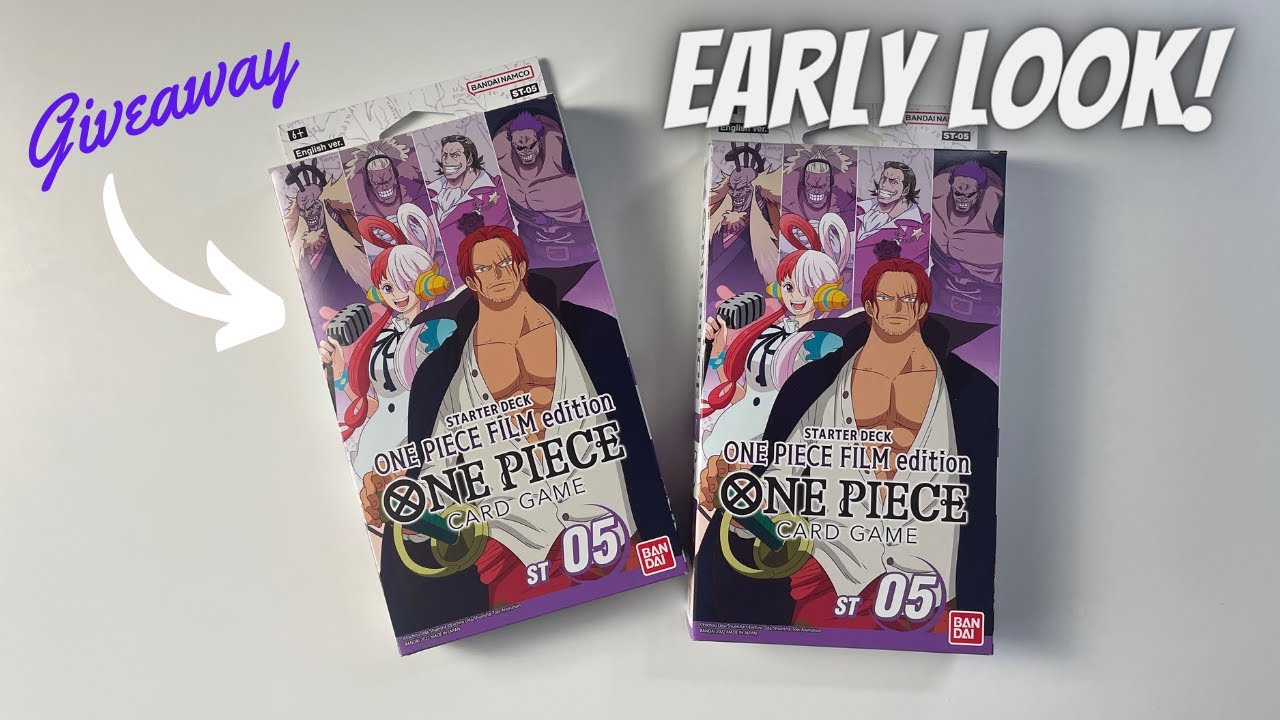 One Piece Film Starter Deck ST05 Unboxing