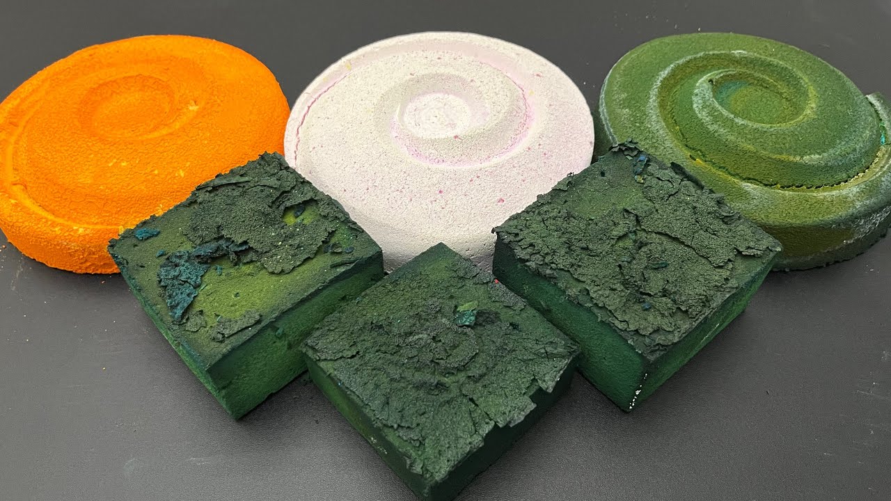 ASMR | Reforms | Dusty + Soft Crush | Reformed Crumbly Blocks | Citric Acid |  Gym Chalk | Relax