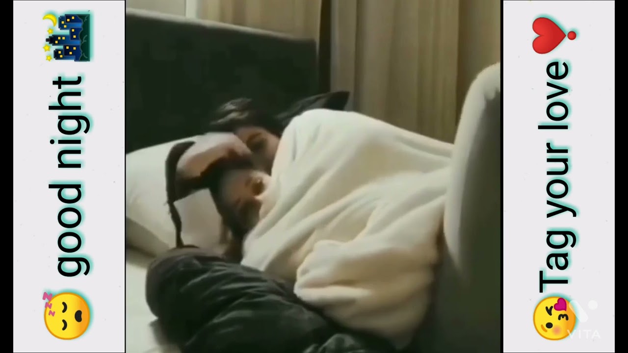 gf/bf #romantic good night love status cute couple sleeping in couple goals #goodnight #lovestory