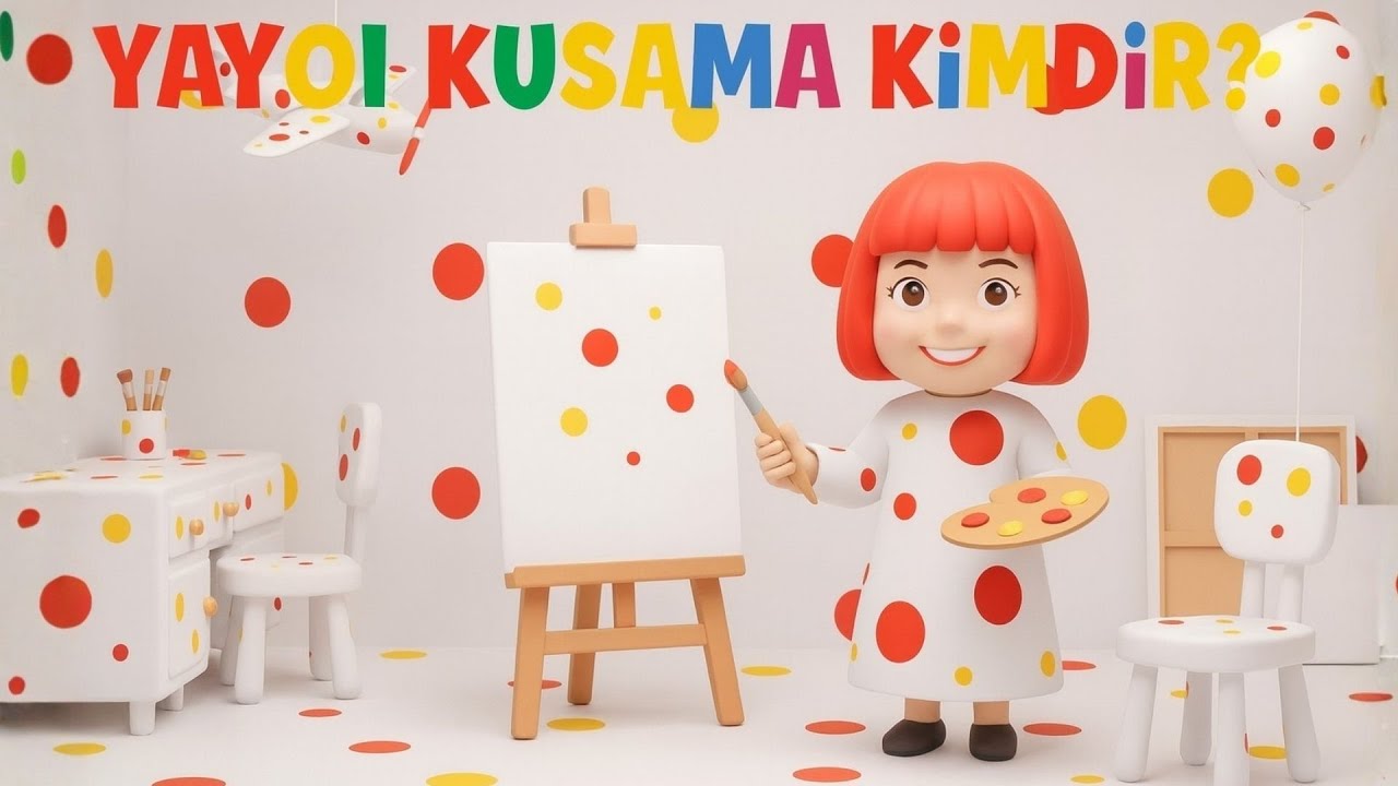 Yayoi Kusama Kimdir? | Çocuklar İçin Sanatçı Tanıtımı
