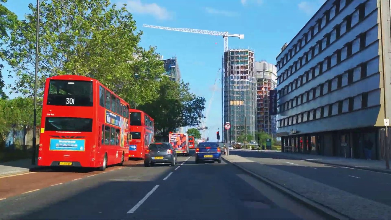 London Driving 4k - Abbey Wood - Plumstead - Woolwich