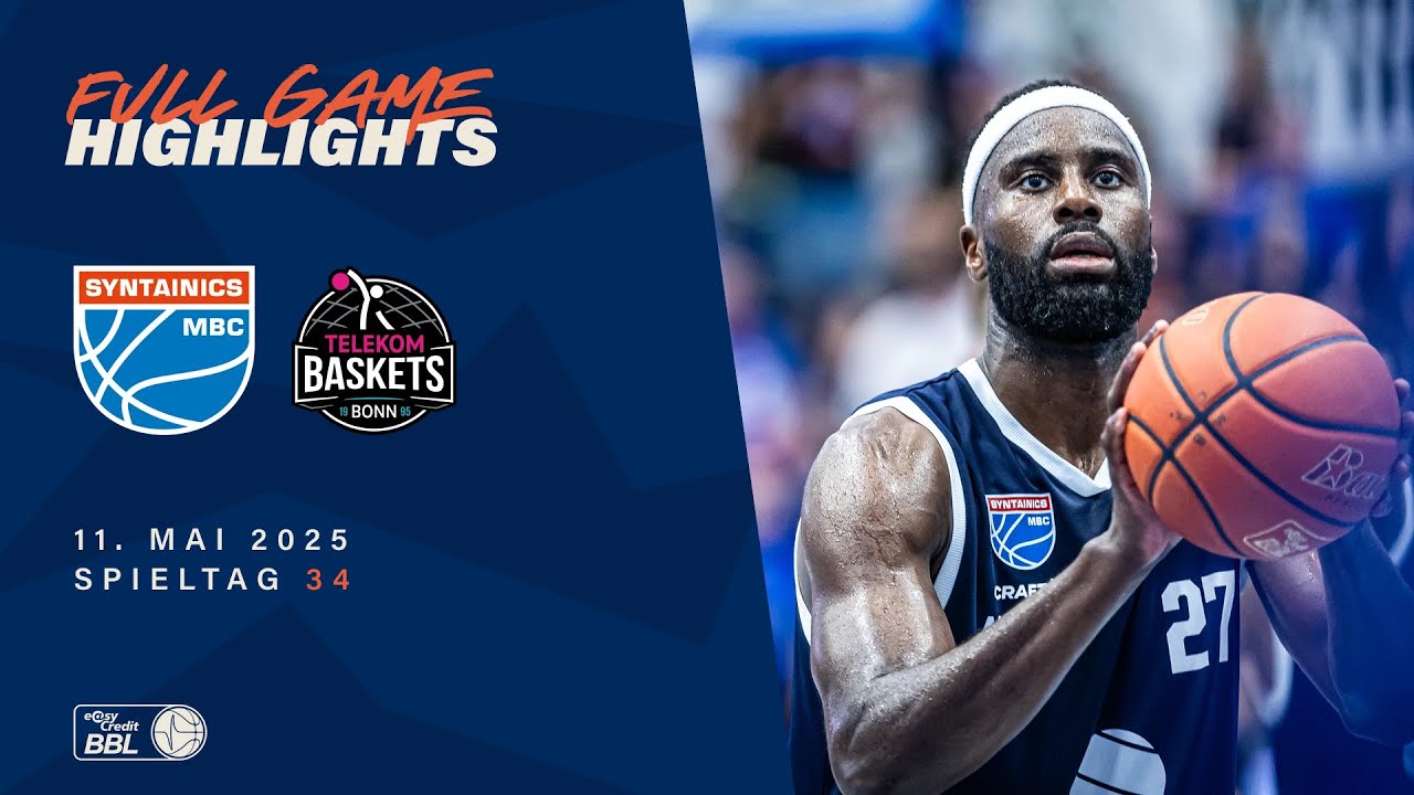 Syntainics MBC vs. Telekom Baskets Bonn - Full Game Highlights - Spieltag 34, 2024/25