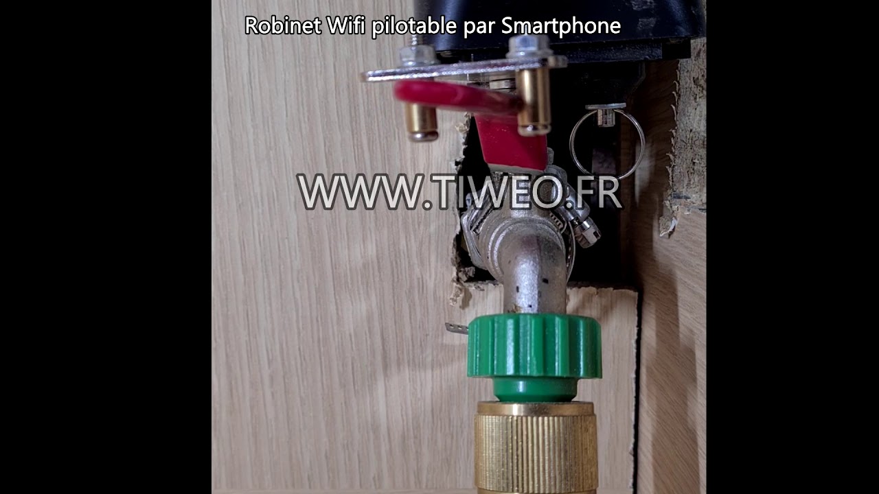 Robinet Wifi Robinet Intelligent, Robinet pilot&eacute; par t&eacute;l&eacute;phone portable, arrosage automatique,