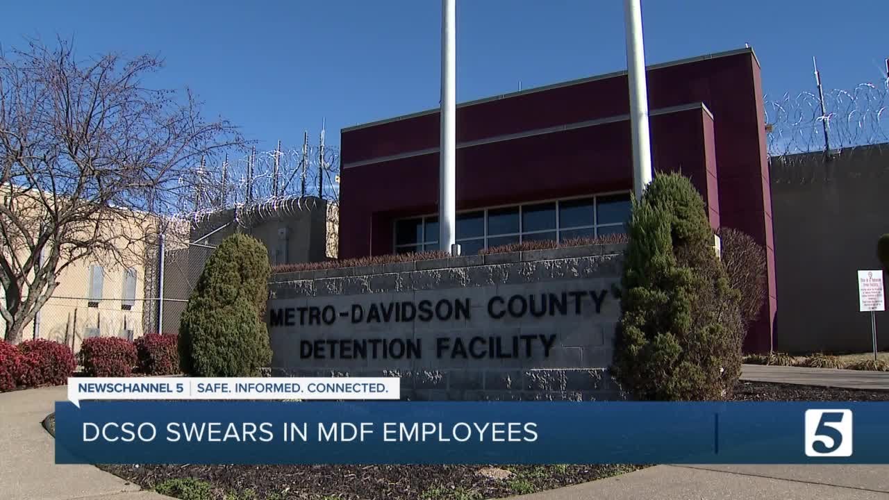 Davidson County Sheriff's Office swears in Metro Detention Facility employees