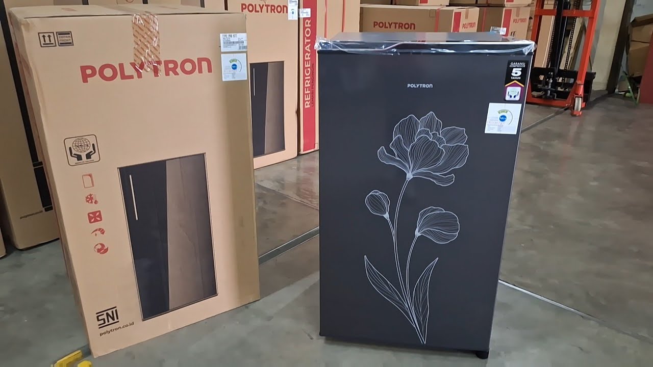 Kulkas 1 Pintu Polytron PRB 157TY Kapasitas 143 Liter Low Watt