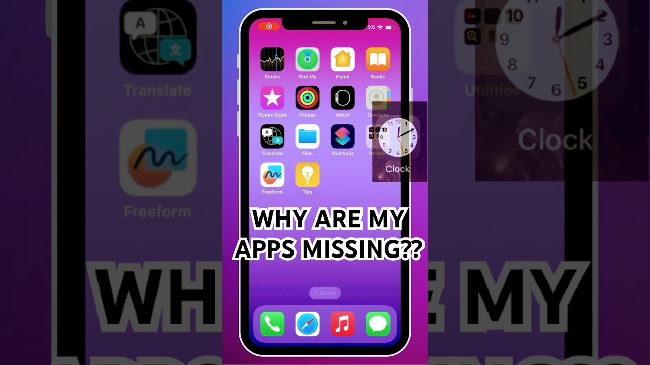 WHY ARE MY APPS MISSING FROM THE HOME SCREEN? (iPhone Edition)