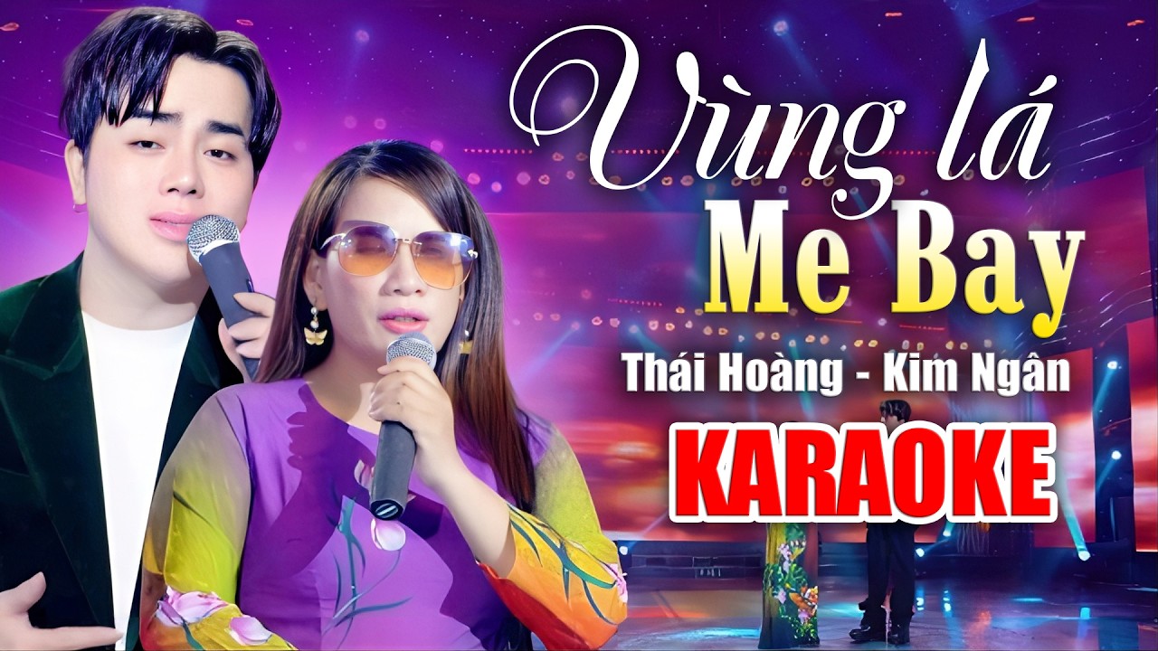 KARAOKE | Vùng Lá Me Bay - Thái Hoàng, Kim Ngân | Beat Gốc Song Ca Hay Nhất