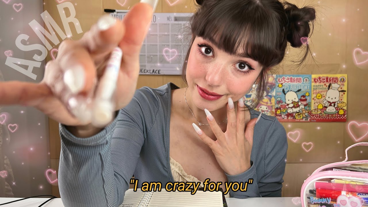 A MENINA SECRETAMENTE OBCECADA POR VOCÊ TE ARREPIA A AULA TODA [ASMR]