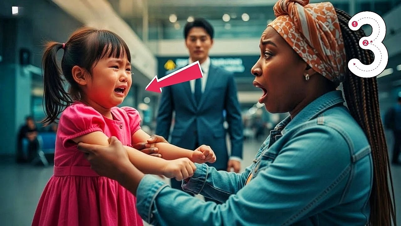 KOREAN MAFIA BOSS'S DAUGHTER Refused to Leave BLACK WOMAN at AIRPORT... WHAT HAPPENED NEXT