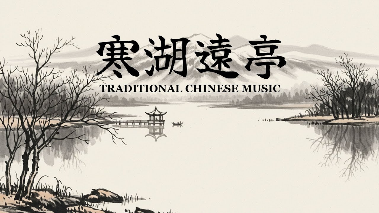 中國傳統風格音樂/寒湖遠亭/One Hour of Traditional Chinese Zen Instrumentals /Guzheng & Bamboo Flute