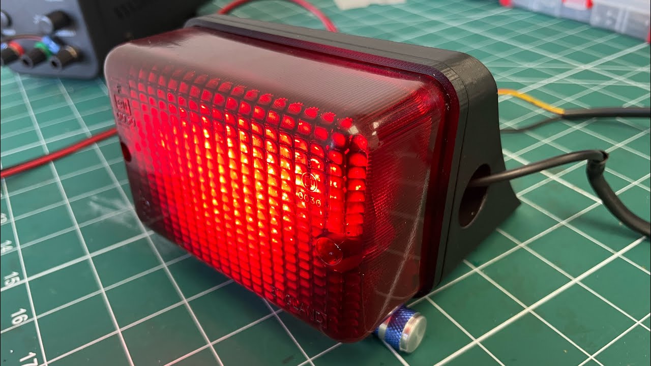 Светодиодная противотуманная фара Classic Mini, напечатанная на 3D-принтере — как это было сделано