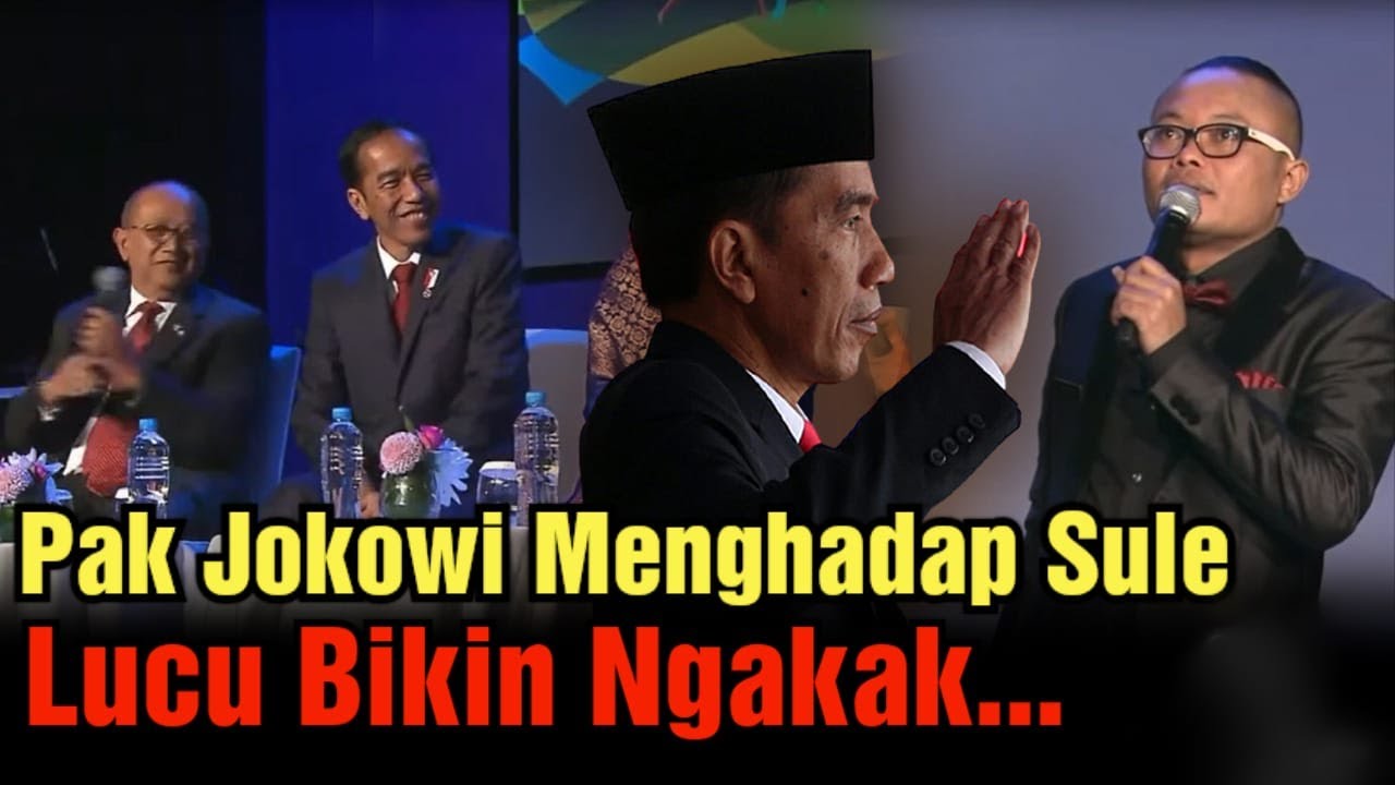 Lucu! Di Australia Pak Jokowi Tiba-Tiba Menghadap Sule dan Andre Taulany
